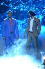 Shoaib Akhtar and Harbhajan Singh on the sets of Life Ok new show Mazak Mazak Me promo shoot on 11th July 2016